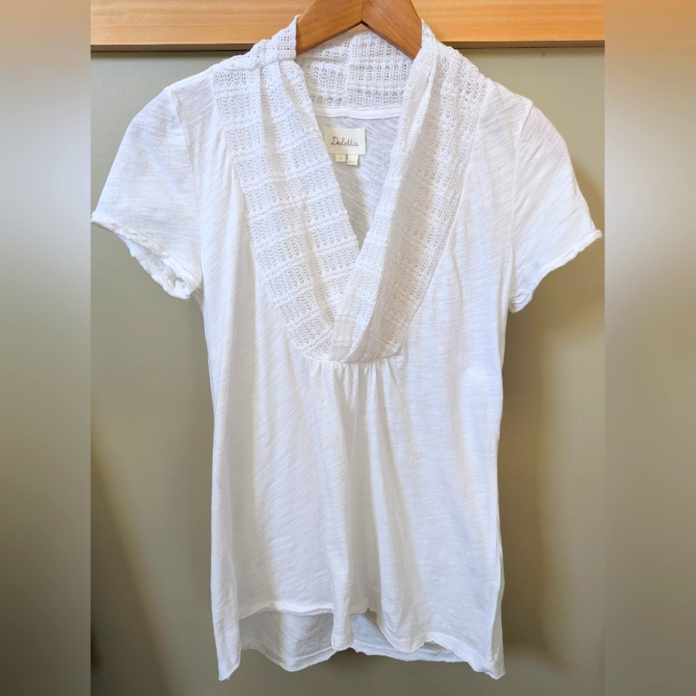 Anthropologie Deletta Knit Top Size S